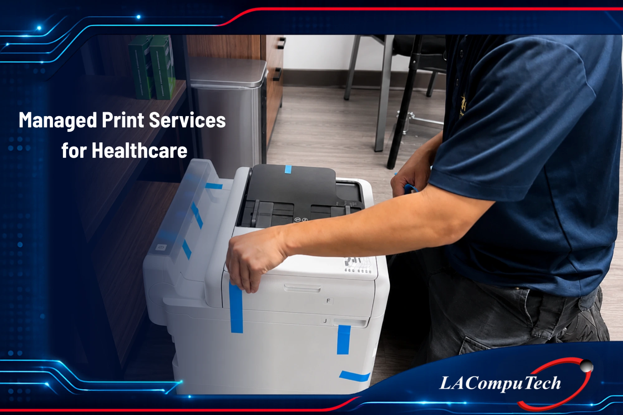 Managed print services helping healthcare organizations improve efficiency and security